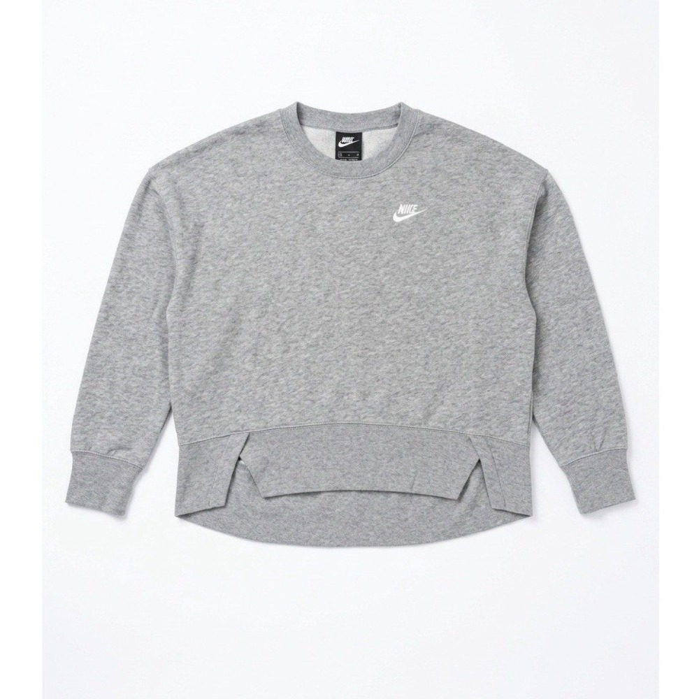 Nike Sportswear Women's XS Extra Small Fleece Crewneck Sweatshirt Gray Pullover